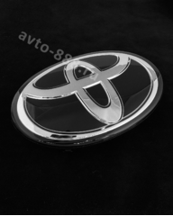 TE-078A Эмблема TOYOTA 160*110 (чёрный) фото 1