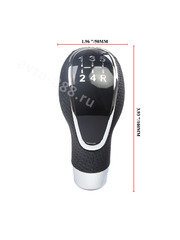 PDT-5611 Ручка КПП перфорация синий+цифры фото 2