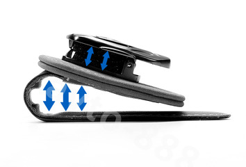 Держатель очков кожа чёрная TANK, шт фото 5